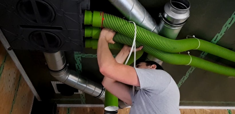 ventilation installation upre min